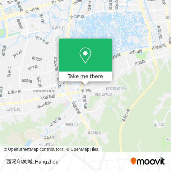 西溪印象城 map