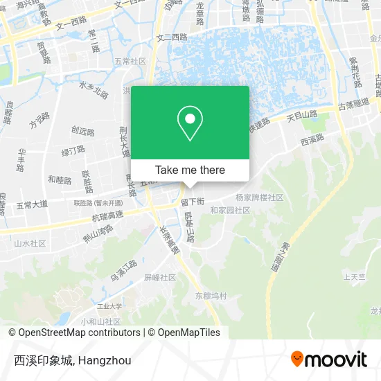 西溪印象城 map