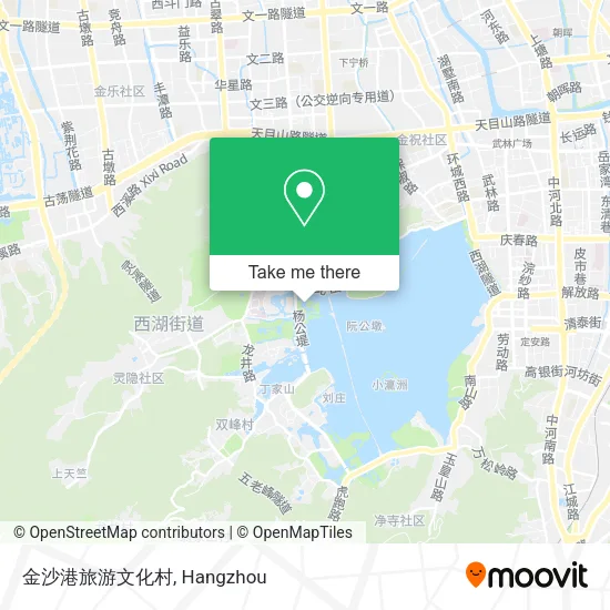 金沙港旅游文化村 map