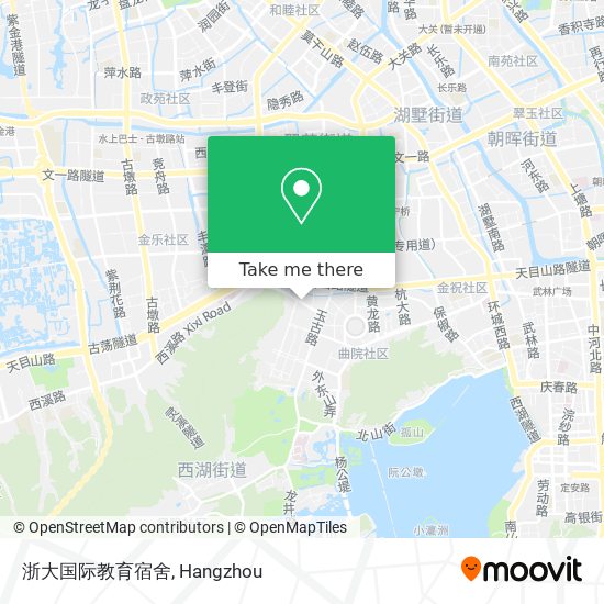浙大国际教育宿舍 map