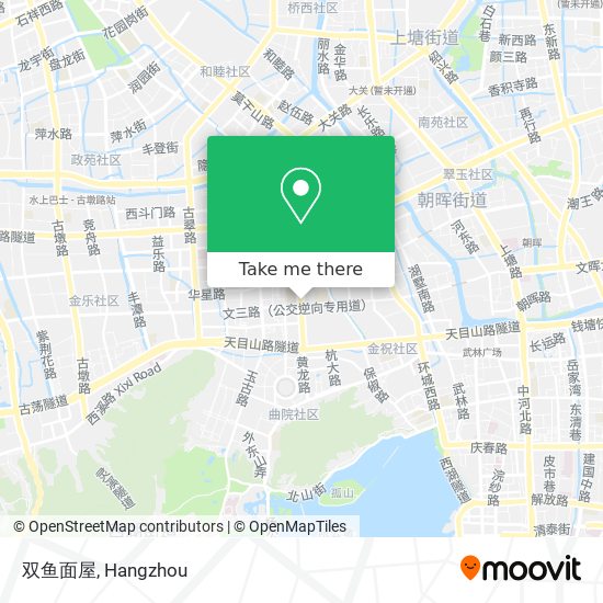 双鱼面屋 map