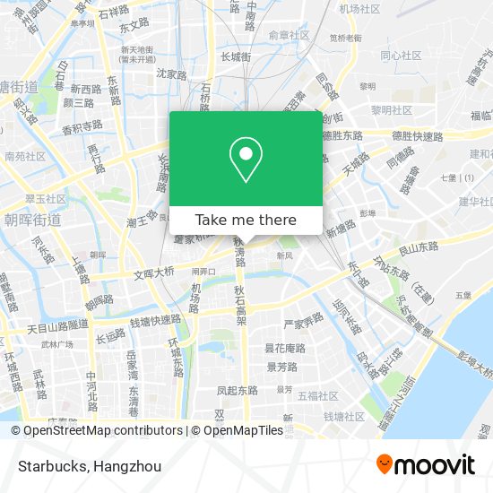 Starbucks map