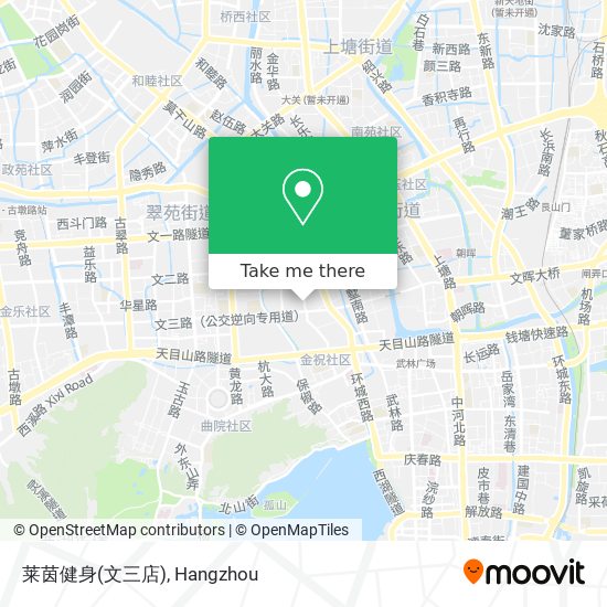 莱茵健身(文三店) map