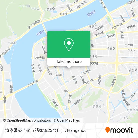 渲彩烫染连锁（褚家潭23号店） map