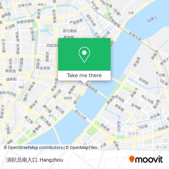演职员南入口 map
