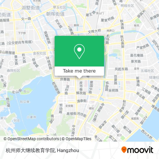 杭州师大继续教育学院 map