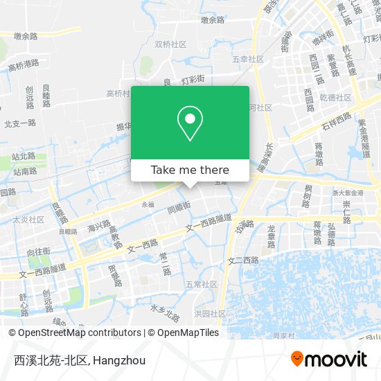 西溪北苑-北区 map