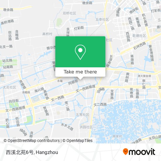 西溪北苑6号 map
