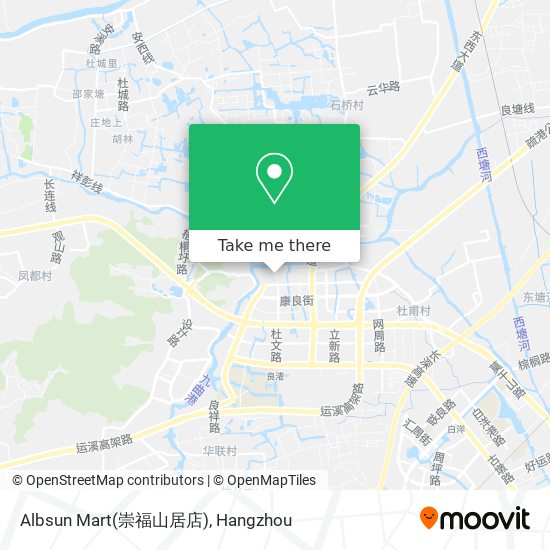 Albsun Mart(崇福山居店) map