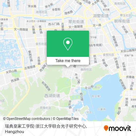 瑞典皇家工学院-浙江大学联合光子研究中心 map
