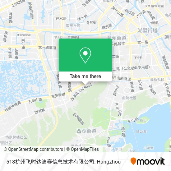518杭州飞时达迪赛信息技术有限公司 map
