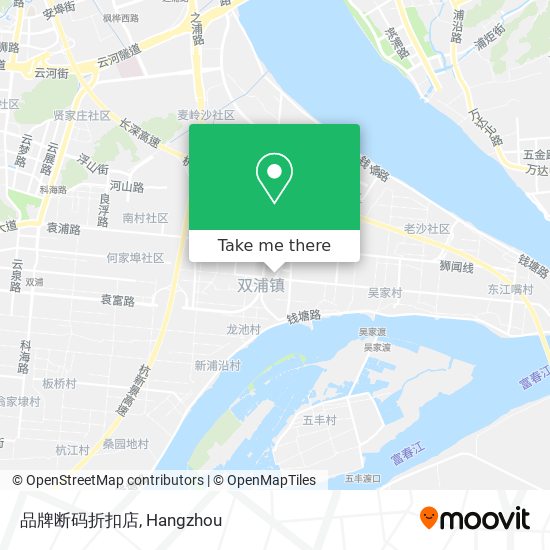 品牌断码折扣店 map