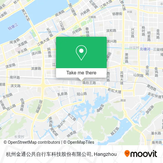 杭州金通公共自行车科技股份有限公司 map