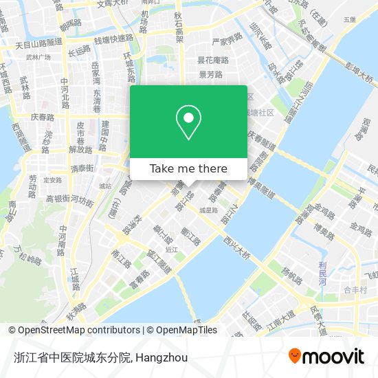 浙江省中医院城东分院 map