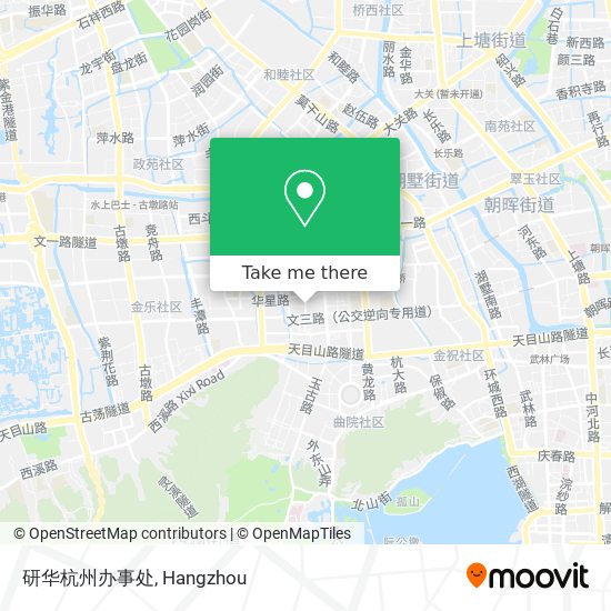 研华杭州办事处 map