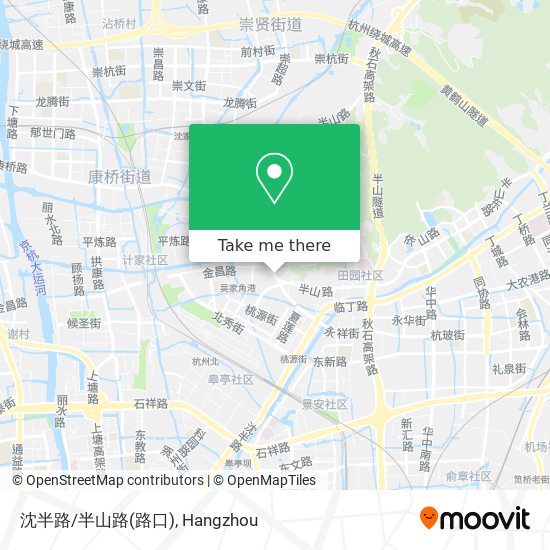 沈半路/半山路(路口) map