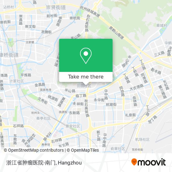 浙江省肿瘤医院-南门 map