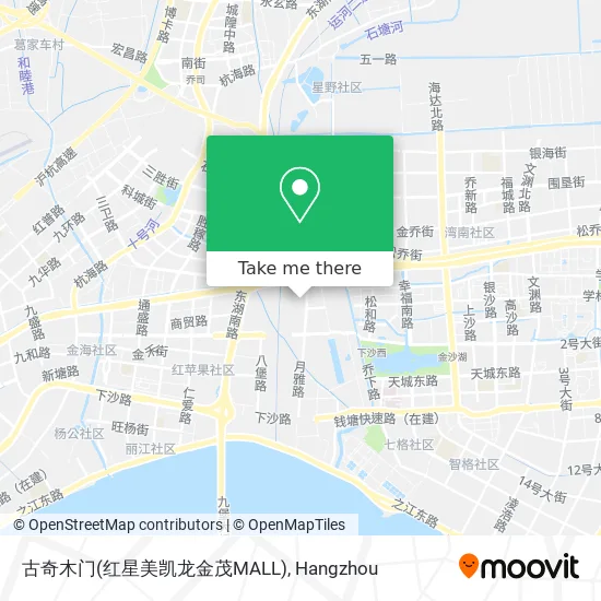 古奇木门(红星美凯龙金茂MALL) map
