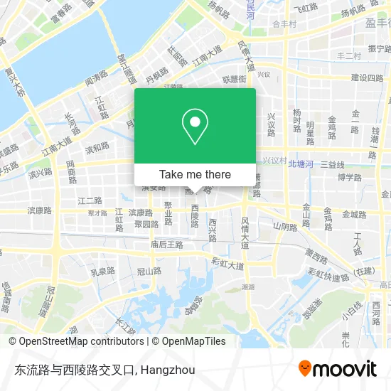 东流路与西陵路交叉口 map