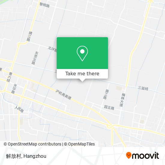 解放村 map