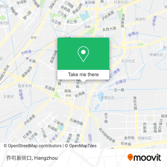 乔司新街口 map