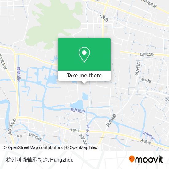 杭州科强轴承制造 map