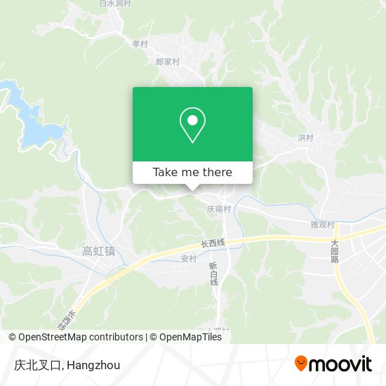 庆北叉口 map
