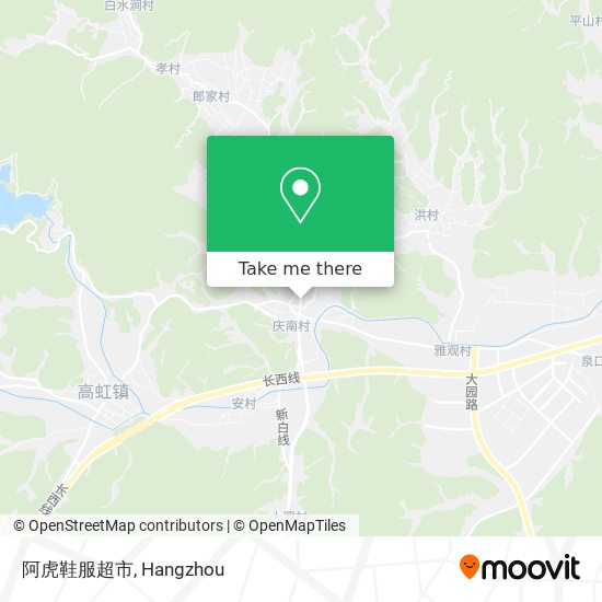 阿虎鞋服超市 map