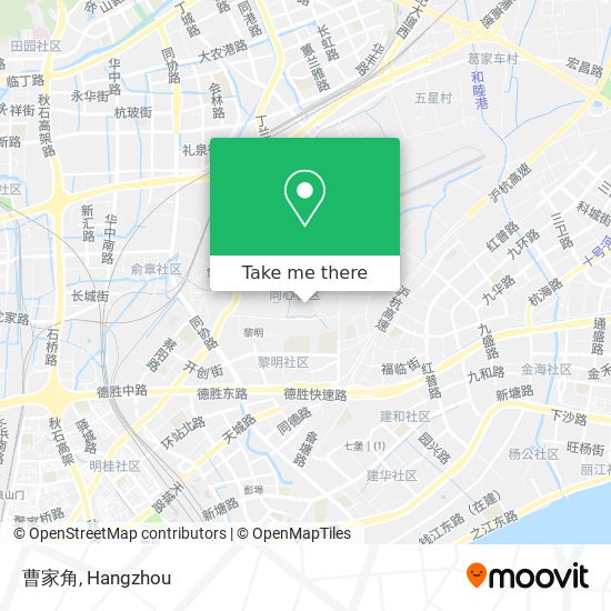 曹家角 map
