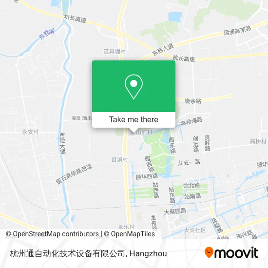 杭州通自动化技术设备有限公司 map