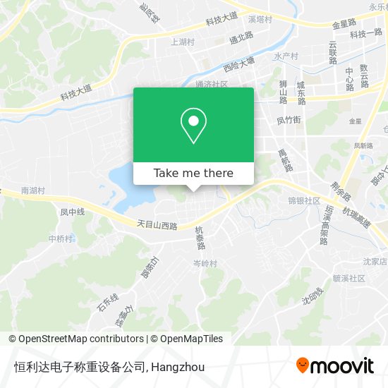 恒利达电子称重设备公司 map
