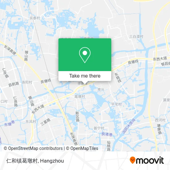 仁和镇葛墩村 map