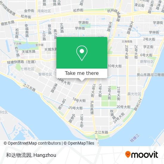 和达物流园 map