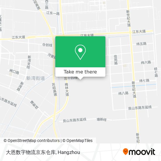 大恩数字物流京东仓库 map
