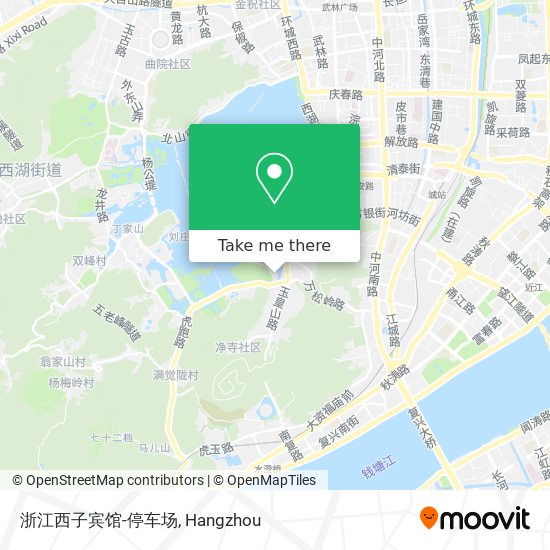 浙江西子宾馆-停车场 map