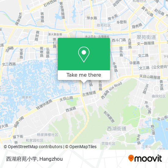 西湖府苑小学 map