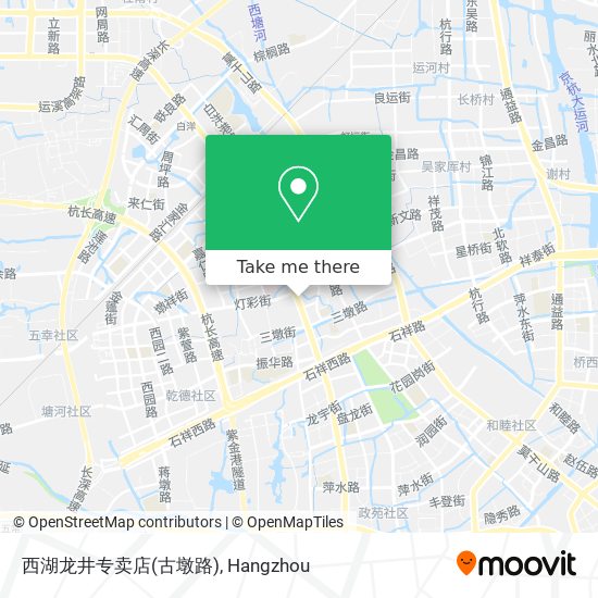 西湖龙井专卖店(古墩路) map