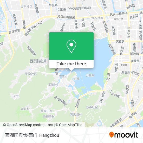 西湖国宾馆-西门 map