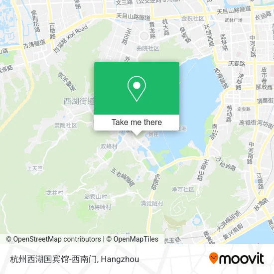 杭州西湖国宾馆-西南门 map