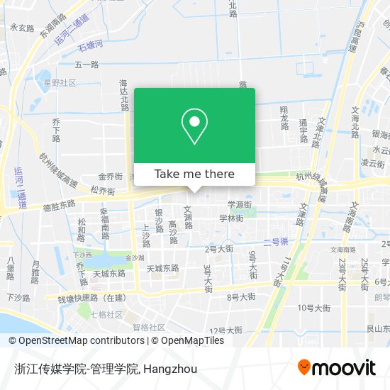 浙江传媒学院-管理学院 map