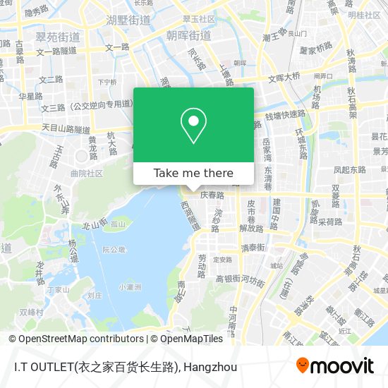 I.T OUTLET(衣之家百货长生路) map
