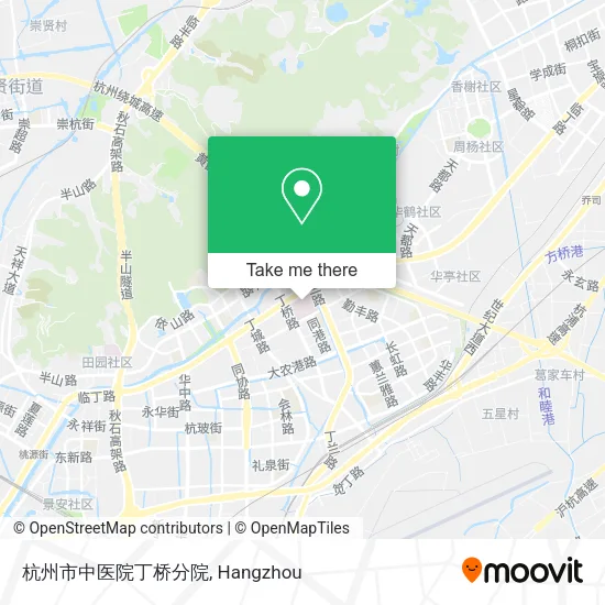 杭州市中医院丁桥分院 map