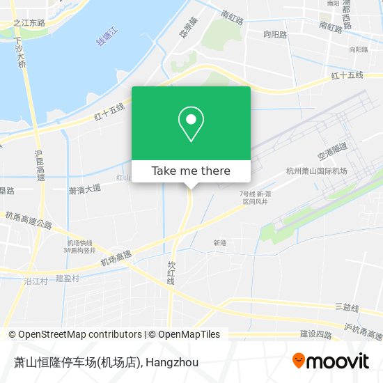 萧山恒隆停车场(机场店) map