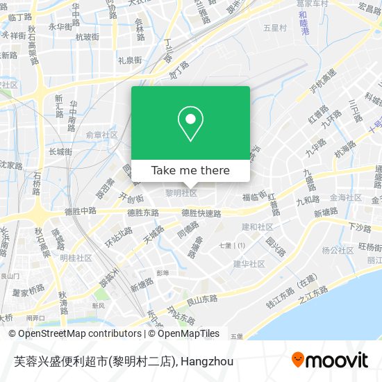 芙蓉兴盛便利超市(黎明村二店) map