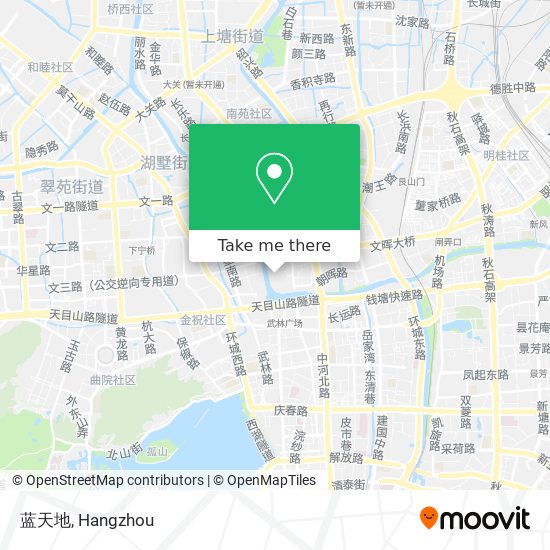 蓝天地 map
