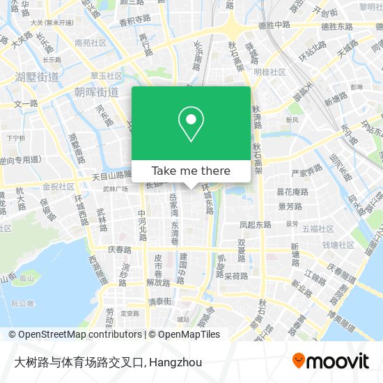 大树路与体育场路交叉口 map