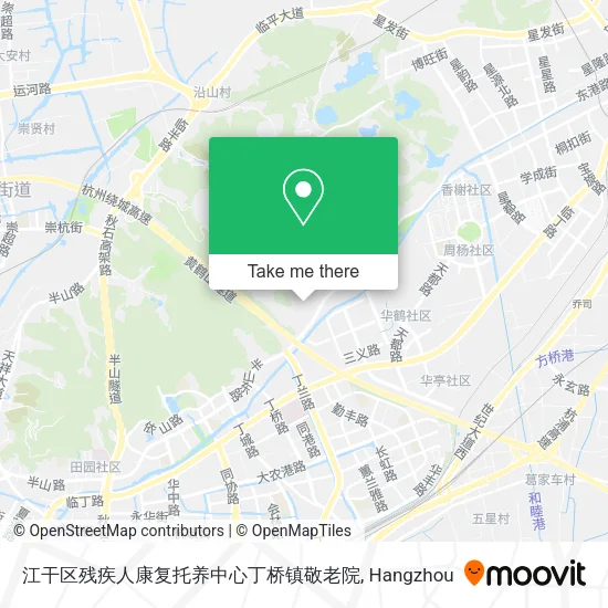 江干区残疾人康复托养中心丁桥镇敬老院 map