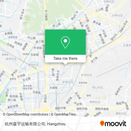 杭州森宇运输有限公司 map