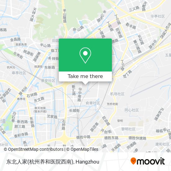 东北人家(杭州养和医院西南) map