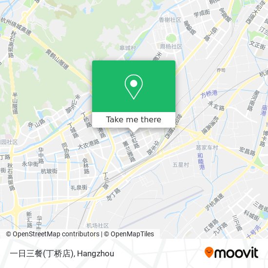 一日三餐(丁桥店) map